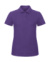 Dámska polokošeľa Pique ID.001/women - B&C, farba - purple, veľkosť - M