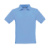 Detská polokošeľa Safran/kids Polo - B&C, farba - sky blue, veľkosť - 5/6 (110/116)