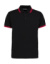 Polokošeľa Pique - Kustom Kit, farba - black/red, veľkosť - S
