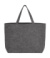 Velký plstěný Shopper - SG - Bags, farba - grey melange, veľkosť - One Size