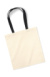 Taška Bag for Life - Contrast Handles - Westford Mill, farba - natural/black, veľkosť - One Size