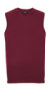 Pánska pletená vesta s V-výstrihom - Russel, farba - cranberry marl, veľkosť - 3XL