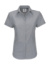 Dámska košeľa Oxford s kratkými rukávmi - B&C, farba - silver moon, veľkosť - 5XL
