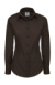 Dámska košeľa Elastane s dlhými rukávmi Black Tie - B&C, farba - coffee bean, veľkosť - XL