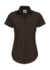 Dámska košeľa Black Tie SSL/women Poplin - B&C, farba - coffee bean, veľkosť - XS