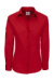 Dámska košeľa Heritage LSL/women Poplin - B&C, farba - deep red, veľkosť - XS