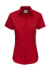 Dámska košeľa Heritage Poplin - SWP44 - B&C, farba - deep red, veľkosť - S