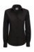 Dámska košeľa Poplin s dlhými rukávmi Smart LSL - B&C, farba - čierna, veľkosť - 3XL