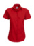 Dámska popelínová košeľa Smart SSL/women - B&C, farba - deep red, veľkosť - 4XL