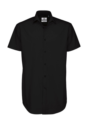 Pánska košeľa Black Tie SSL/men Poplin Shirt - B&C