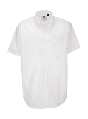 Pánska košeľa Heritage SSL/men Poplin Shirt - B&C