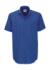 Pánska košeľa Heritage SSL/men Poplin Shirt - B&C, farba - blue chip, veľkosť - S