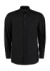 Priliehavá košeľa Business s dlhými rukávmi - Kustom Kit, farba - čierna, veľkosť - L