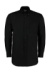 Košeľa Oxford s dlhými rukávmi - Kustom Kit, farba - čierna, veľkosť - S
