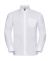 Pánska košeľa bez žehlenia s dlhými rukávmi - Russel, farba - white, veľkosť - M