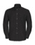 Pánska košeľa bez žehlenia s dlhými rukávmi - Russel, farba - čierna, veľkosť - S