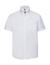 Pánska košeľa - bez žehlenia- s kratkými rukávmi - Russel, farba - white, veľkosť - S