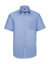 Pánska košeľa - bez žehlenia- s kratkými rukávmi - Russel, farba - bright sky, veľkosť - S