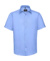 Vypasovaná košeľa bez žehlenia s kratkými rukávmi - Russel, farba - bright sky, veľkosť - 4XL
