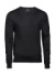 Pánsky pulóver v V-výstrihom - Tee Jays, farba - čierna, veľkosť - XL