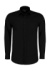 Košeľa Poplin s dlhými rukávmi - Kustom Kit, farba - čierna, veľkosť - XL/17.5"