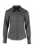 Dámska košeľa Poplin s dlhými rukávmi - Kustom Kit, farba - graphite, veľkosť - XS
