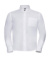 Košeľa Twill s dlhými rukávmi - Russel, farba - white, veľkosť - 3XL