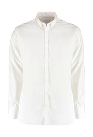 Košeľa s dlhými rukávmi Slim Fit Stretch Oxford - Kustom Kit