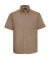 Košeľa Twill s kratkými rukávmi - Russel, farba - khaki, veľkosť - 3XL