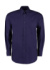 Košeľa Corporate Oxford s dlhými rukávmi - Kustom Kit, farba - midnight navy, veľkosť - S