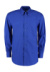 Košeľa Corporate Oxford s dlhými rukávmi - Kustom Kit, farba - royal, veľkosť - S