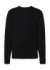 Pánsky pulover s okrúhlym výstrihom - Russel, farba - čierna, veľkosť - 2XS