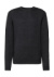 Pánsky pulover s okrúhlym výstrihom - Russel, farba - charcoal marl, veľkosť - 2XS