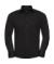 Vypasovaná košeľa s dlhými rukávmi - Russel, farba - čierna, veľkosť - XL