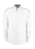 Košeľa Contrast Premium Oxford Button Down LS - Kustom Kit, farba - white/mid blue, veľkosť - M