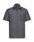 Pánska košeľa Poplin s kratkými rukávmi - Russel, farba - convoy grey, veľkosť - S