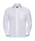 Košeľa Poplin s dlhými rukávmi - Russel, farba - white, veľkosť - S