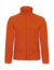 Mikro fleece so zapínaním na zips ID.501 - B&C, farba - pumpkin orange, veľkosť - M