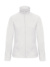 Dámsky mikro fleece so zapínaním na zips - FWI51 - B&C, farba - white, veľkosť - XL