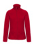 Dámsky mikro fleece so zapínaním na zips - FWI51 - B&C, farba - red, veľkosť - XL