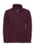 Detská fleecová bunda na zips - Russel, farba - burgundy, veľkosť - S (104/3-4)