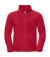 Pánska fleecová bunda na zips - Russel, farba - classic red, veľkosť - M