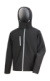 Softshellová bunda s kapucňou TX Performance - Result, farba - black/grey, veľkosť - M