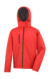 Softshellová bunda s kapucňou TX Performance - Result, farba - red/black, veľkosť - S