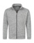 Knit Fleece Jacket - Stedman, farba - light grey melange, veľkosť - S