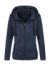 Knit Fleece Jacket Women - Stedman, farba - marina blue melange, veľkosť - S