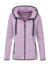 Knit Fleece Jacket Women - Stedman, farba - purple melange, veľkosť - S