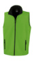 Potlačiteľná Softshellová vesta - Result, farba - vivid green/black, veľkosť - S