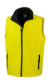 Potlačiteľná Softshellová vesta - Result, farba - yellow/black, veľkosť - M