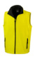 Potlačiteľná Softshell vesta - Result, farba - yellow/black, veľkosť - 2XL